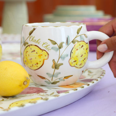 MUG BELDI FRUITS CITRON GOLD CERAMIC (9507217703231) (9691064860991)