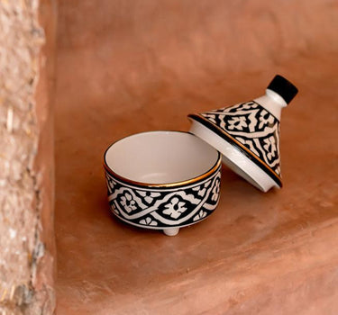 Boîte tajine Fassia noir gold (9409913159999)