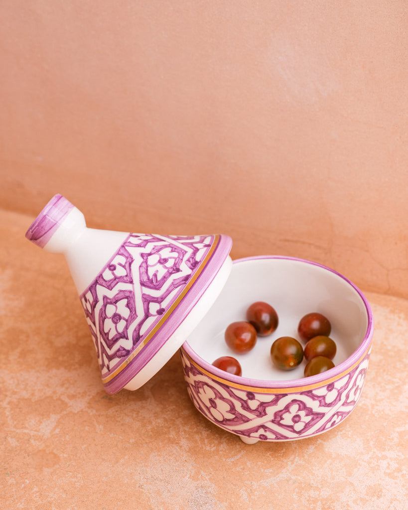 Boîte tajine Fassia lilas gold (9410000224575)