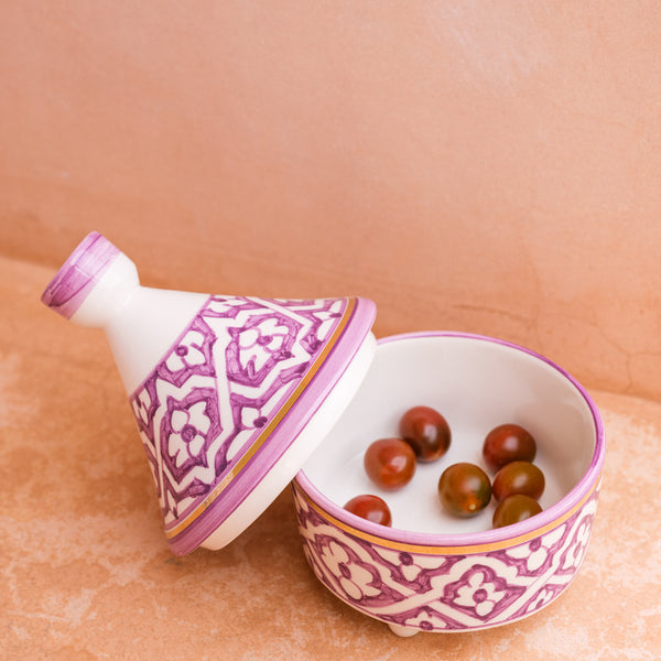 Boîte tajine Fassia lilas gold (9410000224575)