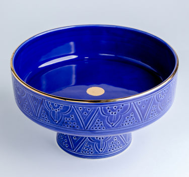 COUPE À FRUITS EMPREINTE BLEU MAJORELLE GOLD (9655184523583)