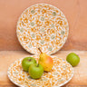 Duo assiettes Fleurs mimosa gold (9207125311807)