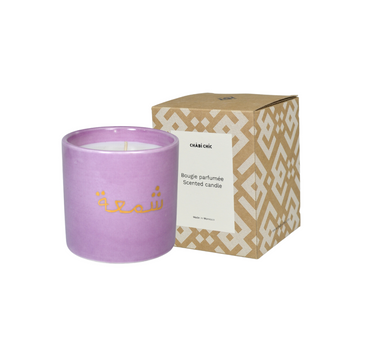 Baby candle mot CHAMAA lilas parfumée figue (8743831863615)