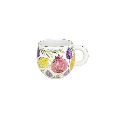 MUG BELDI MULTIFRUITS GOLD.CERAMIC (9416081572159)